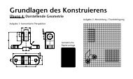 Grundlagen des Konstruierens ÃƒÂœbung 4: Darstellende Geometrie