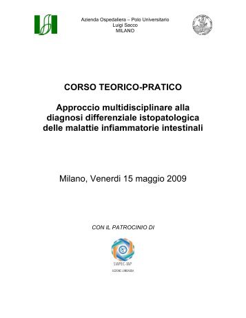 CORSO TEORICO-PRATICO Approccio multidisciplinare ... - Siapec