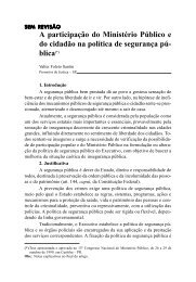 A participação do Ministério Público e do cidadão ... - Revista Justitia