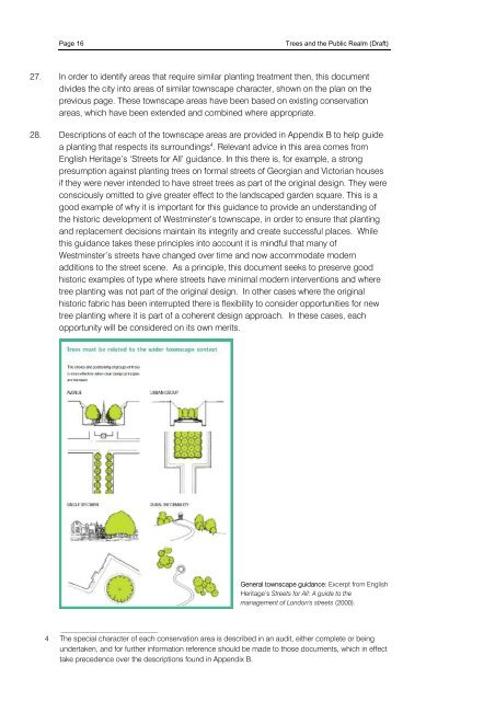 Trees and the Public Realm - Westminster City Council