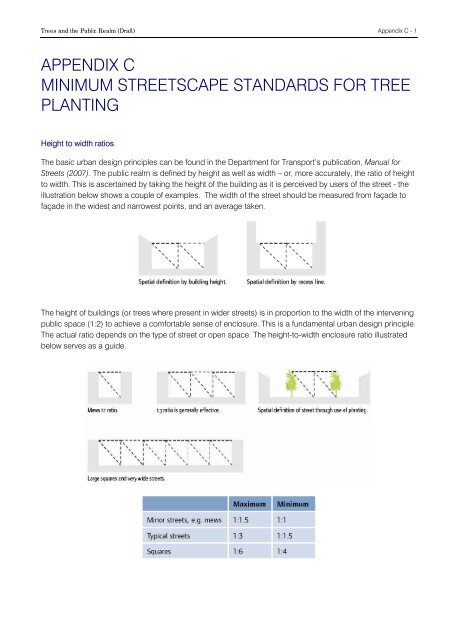 Trees and the Public Realm - Westminster City Council