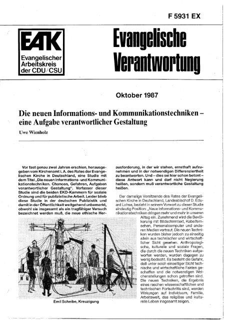 download PDF, 2486 Kb - Evangelischer Arbeitskreis der CDU/CSU