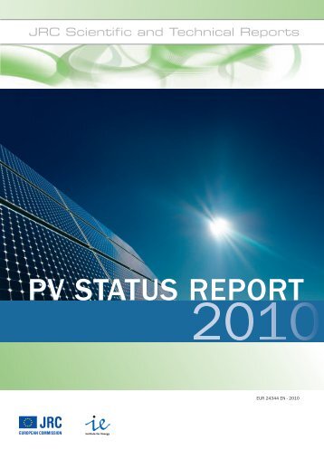 pv report 2010.pdf - JRC Publications Repository - Europa