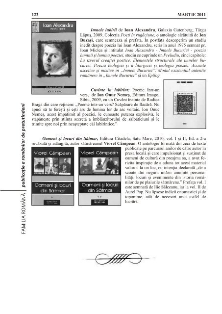 2011, aprilie (PDF) - Biblioteca judeÅ£eanÄ "Petre Dulfu"