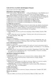 Liste de livres et articles missiologiques franÃ§ais - Index of ...