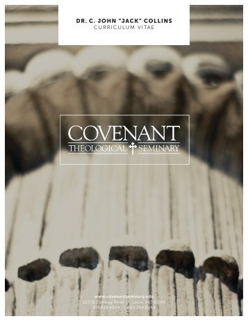 VIEW FULL CV - Covenant Theological Seminary