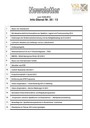 Info-Dienst Nr. 05 / 13 - Verband Spedition und Logistik Nordrhein ...