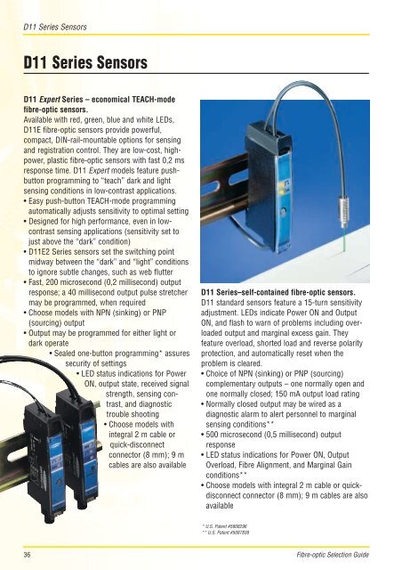 Plastic Fibre-optic Specifications - Multiprox