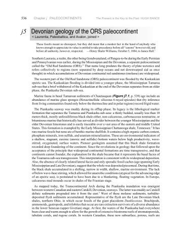j5 Devonian geology of the ORS paleocontinent
