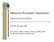 Millennium Ecosystem Assessment