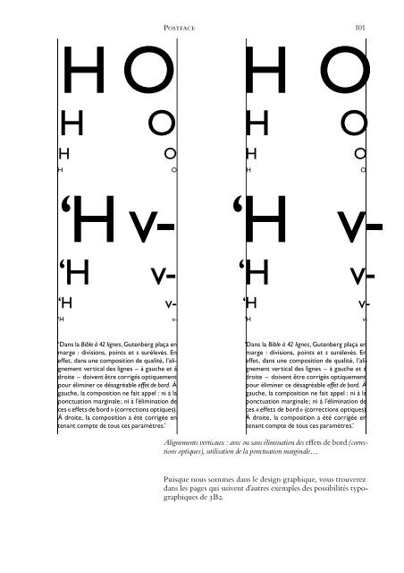 Suite - Liste Typographie