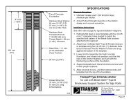 SPECIFICATIONS TranspoÂ® Type B Female Anchor for use with ...