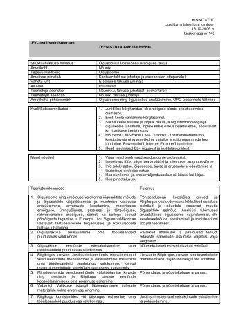 Nõunik - Justiitsministeerium