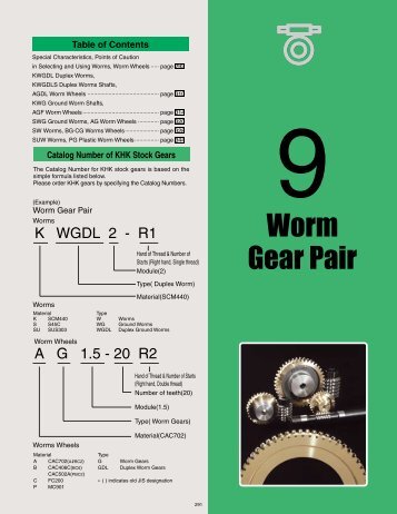 Worm Gear Pair