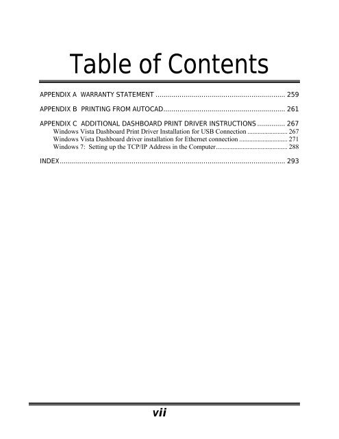 Table of Contents 50 Watt