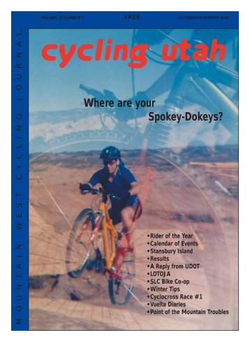 October 2002 Issue - Cycling Utah