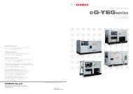 eG/YEG Series - Yanmar Benelux