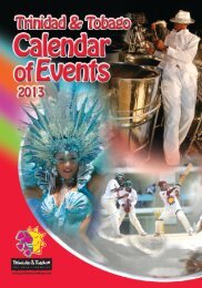 TDC 2013 Calendar of Events Jan 18 - Trinidad and Tobago