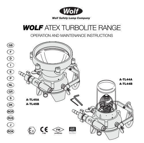 16124 atex turbolite multi text 2011 - Wolf Safety Lamp Company