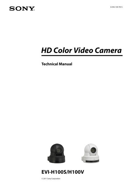 HD Color Video Camera â EVI-H100S/H100V A - Full Compass