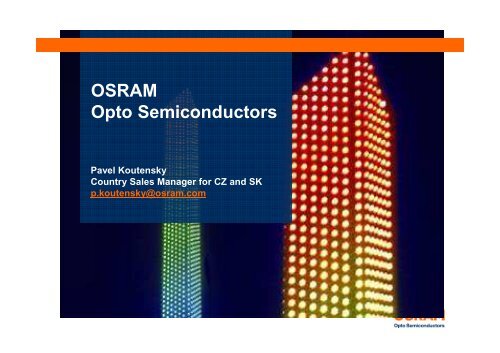 OSRAM Opto Semiconductors - SOS electronic