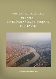 BUDAPEST LEVEGÅSZENNYEZETTSÃGÃNEK TÃRTÃNETE