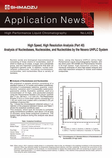 High Speed, High Resolution Analysis (Part 40 ... - Shimadzu