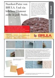 Stardust-Putze von BRULA. Und ein biÃchen ... - BRULA GmbH