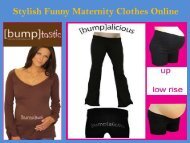 Stylish Funny Maternity Clothes Online