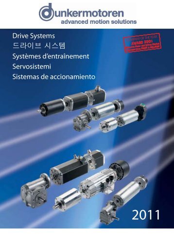 Drive Systems ëë¼ì´ë¸ ìì¤í SystÃ¨mes d ... - Dunkermotoren