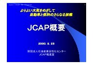 Japan Clean Air Program - è²¡å›£æ³•äººãƒ»çŸ³æ²¹ç”£æ¥­æ´»æ€§åŒ–ã‚»ãƒ³ã‚¿ãƒ¼