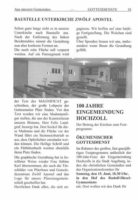 Pfarrbrief Pfingsten 2013 - Katholische Pfarrgemeinden Heilig Geist ...