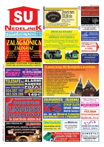 SuNedeljnik 232.qxd