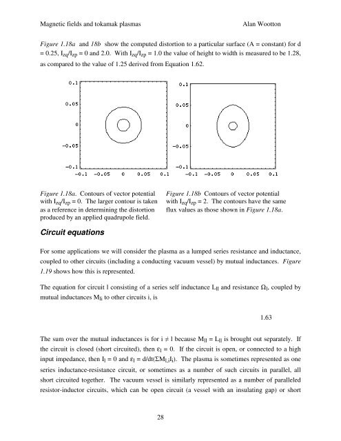 Magnetic Fields and Magnetic Diagnostics for Tokamak Plasmas