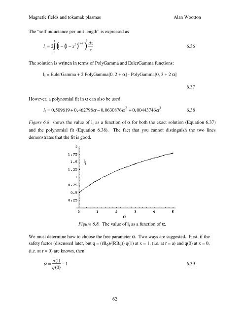 Magnetic Fields and Magnetic Diagnostics for Tokamak Plasmas