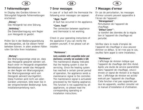 vrc 410 bedienungs- und montageanleitung operating and ... - Vaillant