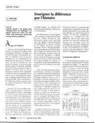 enseigner la diffÃ©rence par l'histoire, andrÃ© sÃ©gal, traces, volume 28 ...