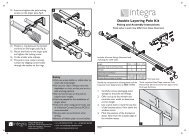 Double Layering Fitting Instructions - Curtain Poles