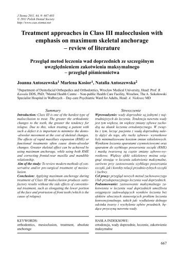 approaches to correction of class iii skeletal malocclusion Combined orthodontic and surgical approach in the correction of a class iii skeletal malocclusion with history pertaining to skeletal class iii malocclusion. approaches to correction of class iii skeletal malocclusion Combined orthodontic and surgical approach in the correction of a class iii skeletal malocclusion with history pertaining to skeletal class iii malocclusion.
