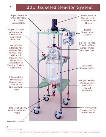 20L Jacketed Reactor System