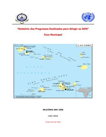 Saiba mais Relatorio OMD 2008 - NaÃ§Ãµes Unidas em Cabo Verde