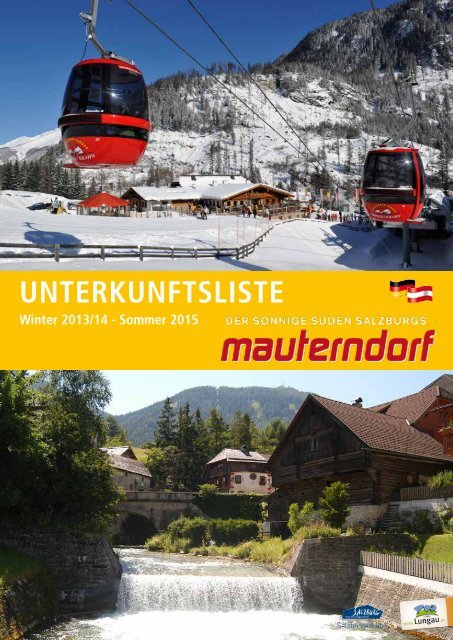 Zimmerpreisliste 2013/2014 - Mauterndorf