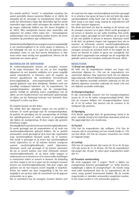 Tijdschrift voor vroedvrouwen - Enzu - Vlaamse Organisatie van ...