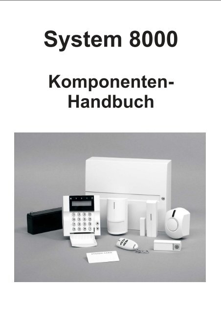 System 8000 Komponentenhandbuch - sotec-elektro.de