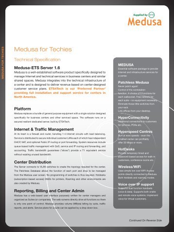 Download the Technical Specification sheet (pdf)