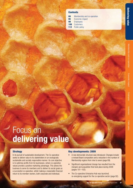 Sustainability Report 2009 - The Co-operative