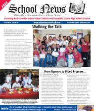 Escondido School News for Nov. 2010 Ã¢Â€Â“ Jan. 2011 (PDF)