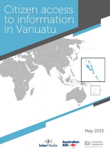 Citizen Access to Information in Vanuatu Survey - ABC International ...