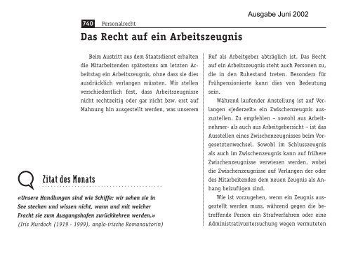 Das Recht Auf Ein Arbeitszeugnis
