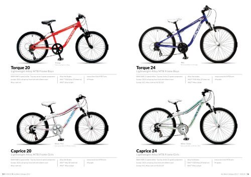 Axis Bikes Catalogue 2013